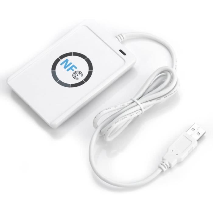 Puces Windows USB 2.0 Blanc Lecteur de Cartes à Puce (Windows 2000,Windows 2000 ...