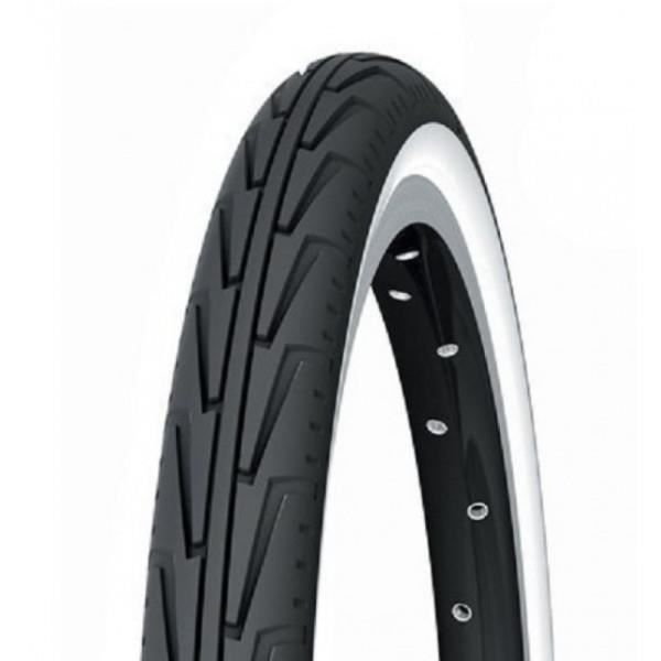 Pneu vélo - MICHELIN - CITY J ACCESS LINE - 20x1.375 (37-451) - Noir blanc - TUBETYPE