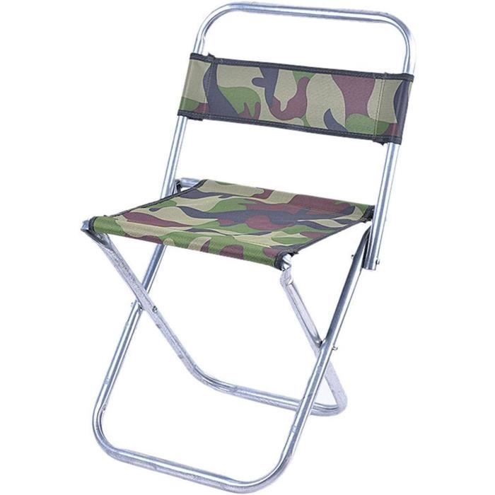 Tabouret Pliant Sac à Dos – Pour Pêche, Camping, Randonnée, Léger Et Robuste