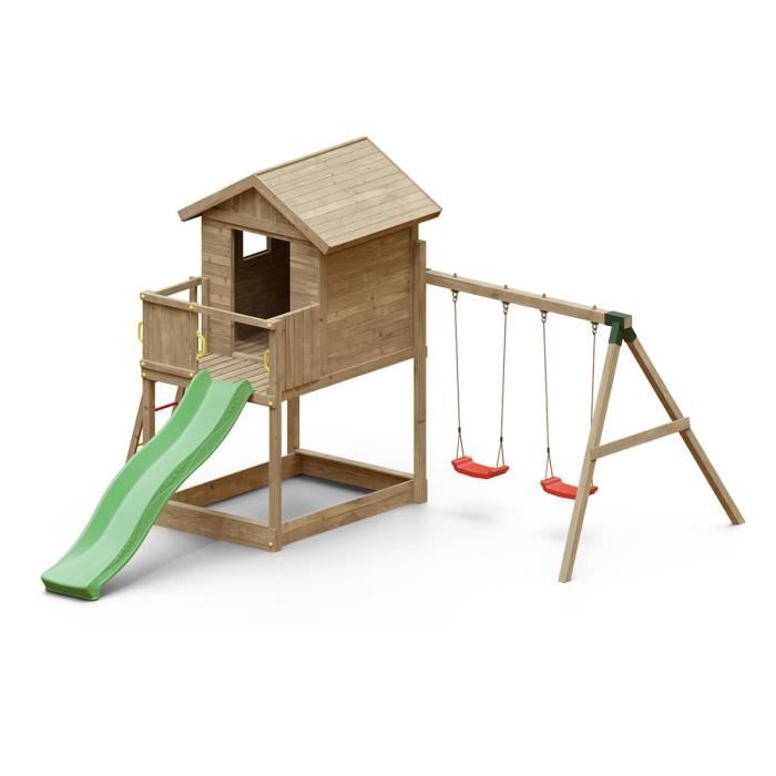 Aire de jeux avec Balançoire Double - FUNGOO - GALAXY S 6970 pk