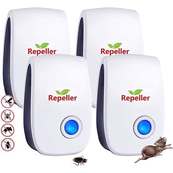 Lot De 3 Répulsifs Ultrasons Anti-Souris/Rats Gardigo - Portée 40 M², Sur Piles, Écologique