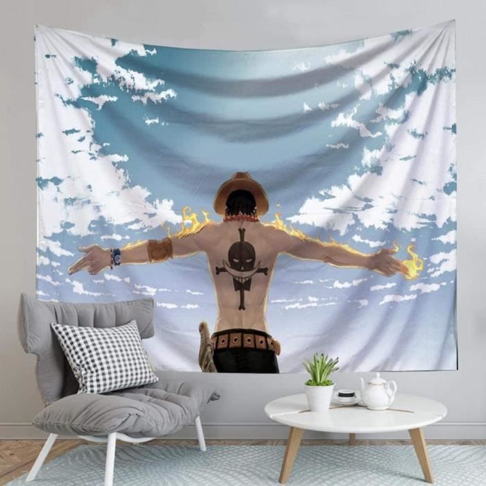 Anime One Piece Fond Tissu Tentures Murales Nappe Affiches