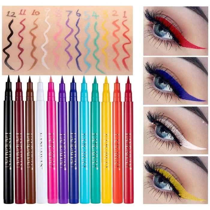 Orange eyeliner shop pencil