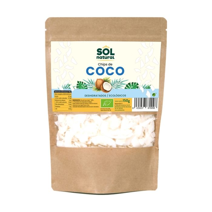 Sol Coco SOL NATURAL - Chips De Noix De Coco Déshydratées Sri Lanka Large Bio ...