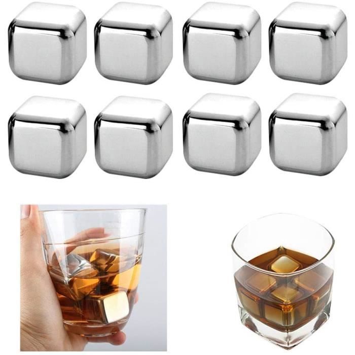 KUMSODE 2 Bacs à Glaçons Avec Couvercle - Silicone Alimentaire, 37 Glaçons Carrés, Empilables, Faciles à Démouler