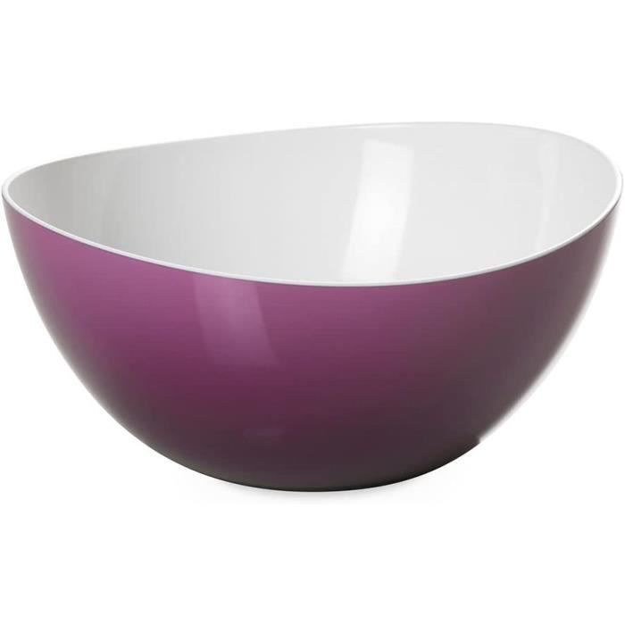 Omada Design pasta- en slakom, set 3 kommen van duurzaam tweekleurig kunststof, Made in Italy, diameter 12 cm, inhoud 0,3 l, vaatwasmachinebestendig Omada Design pasta- en slakom, set 3 kommen van duurzaam tweekleurig kunststof, Made in Italy, diameter 12 cm, inhoud 0,3 l, vaatwasmachinebestendig