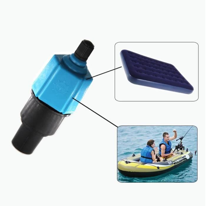 Adaptateur De Gonflage Pour Paddle Et Kayak – 4 Buses Incluses, Compatible Pompes Standards, Plastique Robuste