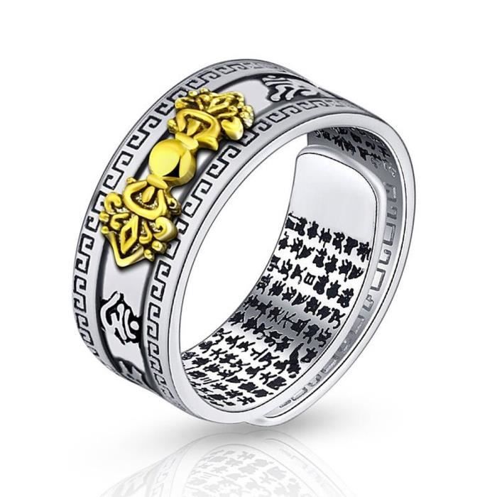 Bague Bouddhiste Porte Bonheur