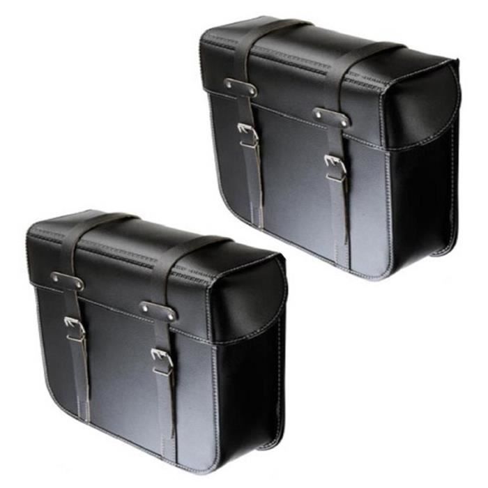 Sacoche Vintage Noir A Courroies Pour Ancien Velo Prix Pas Cher Cdiscount