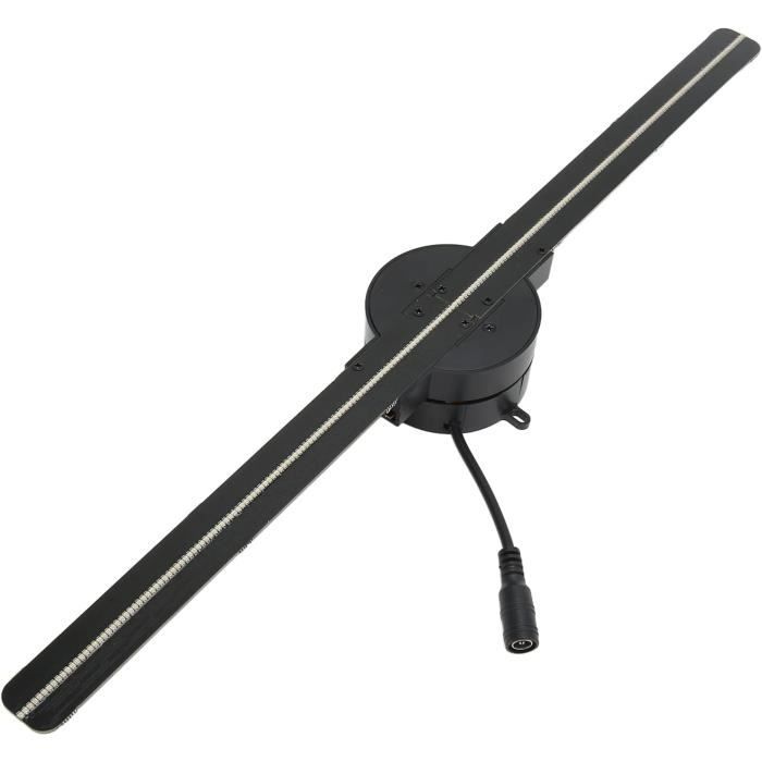 Ventilateur Holographique 16,5 Pouces - Projecteur 3D LED - Effet Flottant - Contrôle WiFi - Pour Magasin, Event