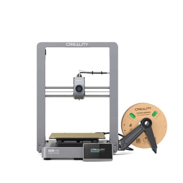 Imprimante 3D avec tête dimpression polyvalente pour PLA TPU PETG ABS PLA-CF PETG-CF CR-Carbon. Connectivité USB et Wi-Fi.