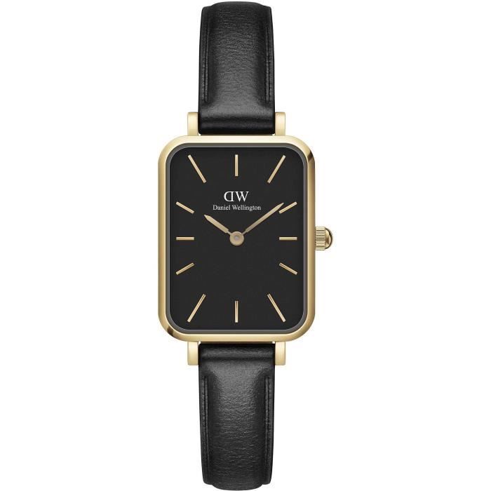 montre seul le temps femme Daniel Wellington Quadro Noir DW00100560 montre seul le temps femme Daniel Wellington Quadro Noir DW00100560