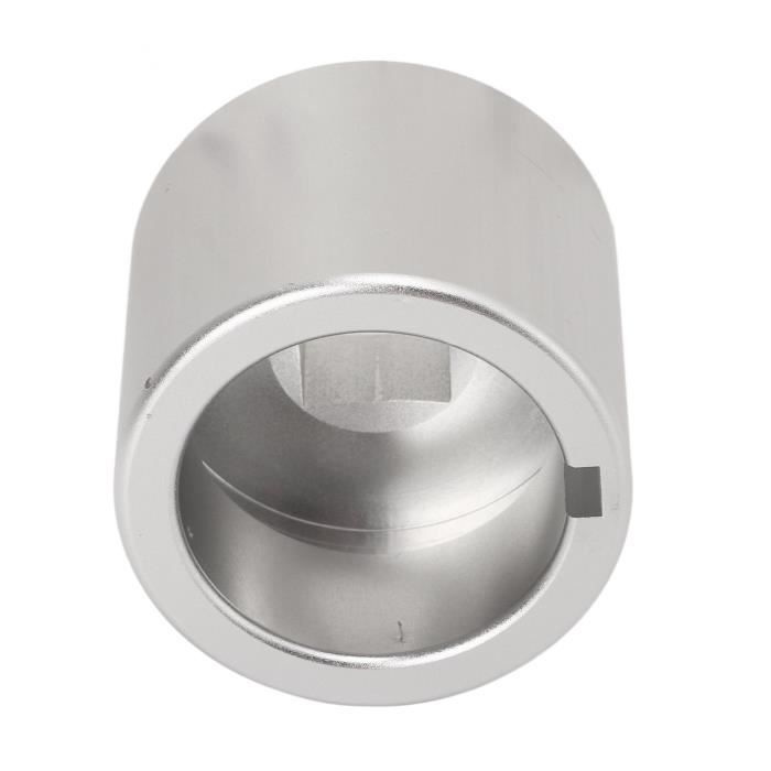 Outil à Douille Pour Pédalier T47 – Clé En Alliage D'Aluminium – Compatible Praxis Works Et Trek – Design 12 Points – Léger 50 G – Argenté
