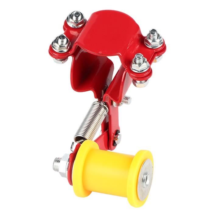Alamor Outil D’Alignement Chaîne Moto & VTT – Universel – Rouge – Alignement Précis Et Rapide Du Pignon