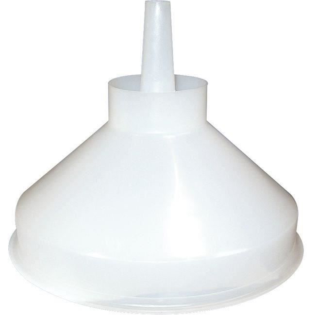 Entonnoir en plastique - D: 26 cm - transparent