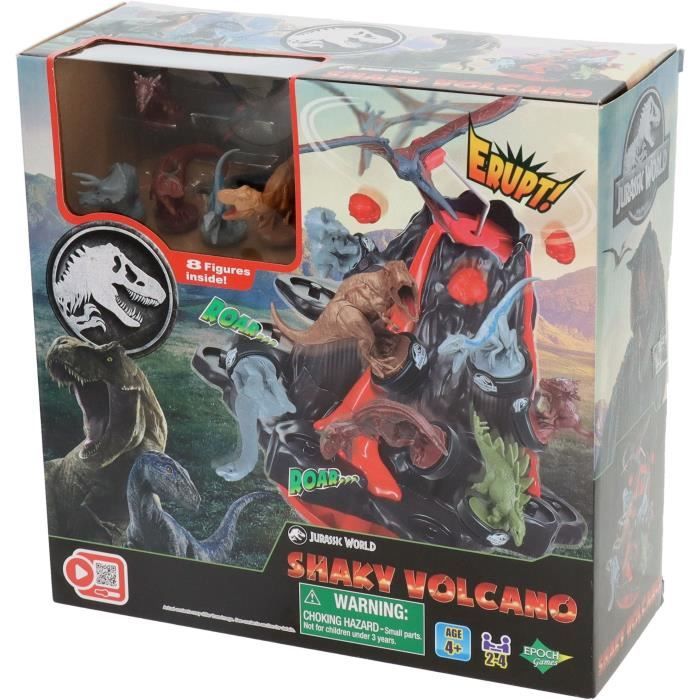 Figurine Jurassic World Shaky Volcano Epoch D'enfance La Boite