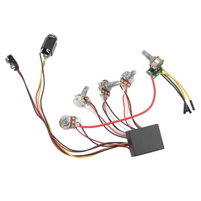 Câble Ampli 1500W Kit De Câblage Pour Amplificateur 500W - Caliber CPK10D – Subwoofer, Audio Et Caisson De Basse Amplifié – Kit Câble Complet Avec Fusible Et Cosses Pour Installation Auto Kit