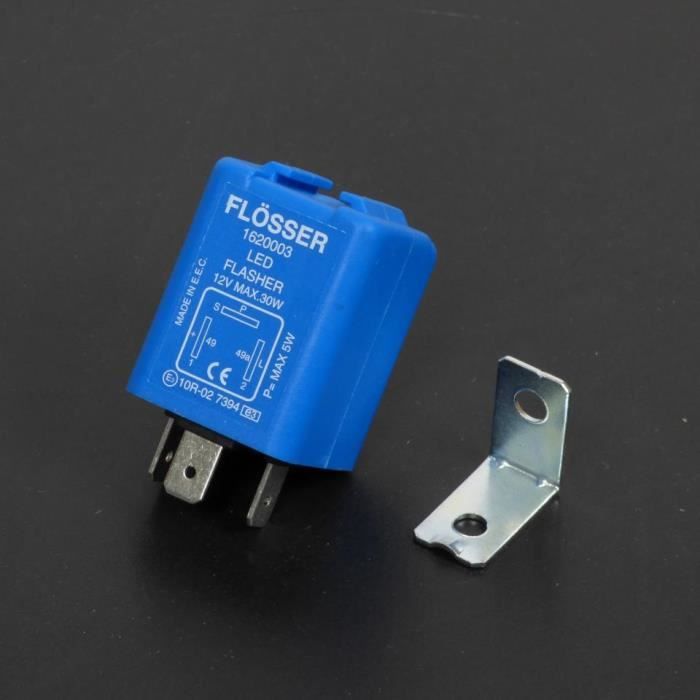 Clignotant Moto Clignotant Rond U00e0 3 Broches, Relais De