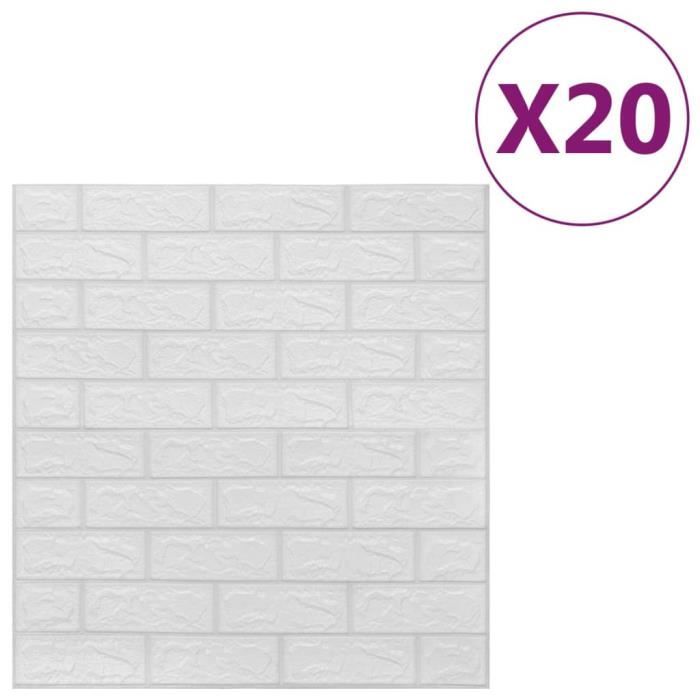 Papier Peint 3D Autocollant Luna – Motif Boules Blanc – Amovible