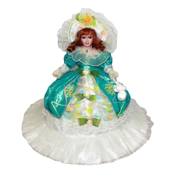 Hililand poupée fille en vinyle Poupée fille noire 15 pouces poupée