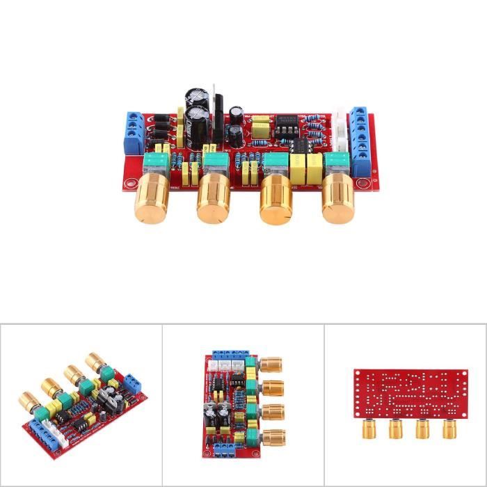 Préampli DIY Amplificateur Préampli Audio HiFi Fasizi OPA2604 AD827 - Carte Contrôle Tonalité Pour Amplificateur DIY Ampli OPA2604 AD827