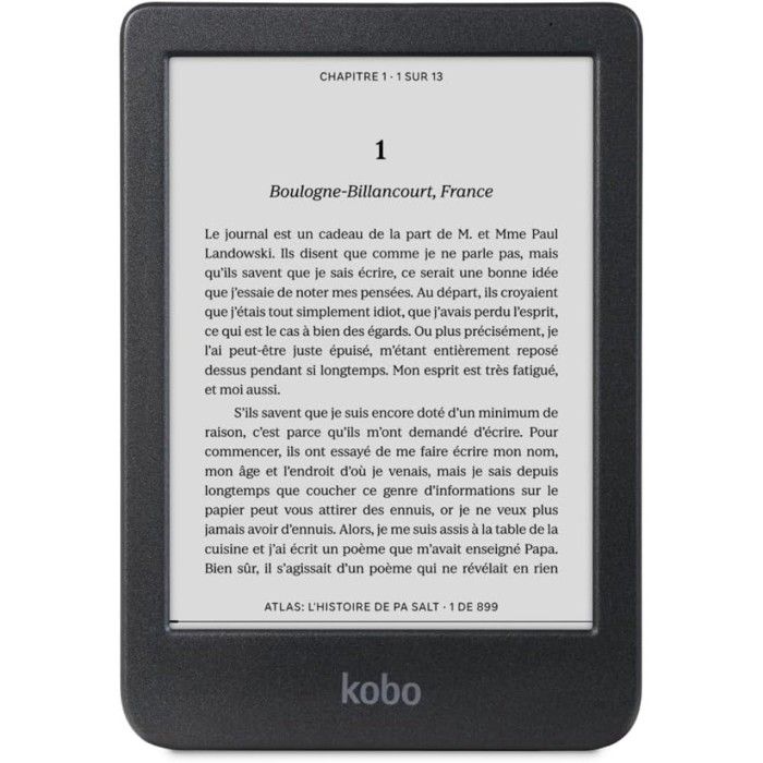 Kobo Clara BW | eReader | Écran Tactile Anti-reflet de 6\