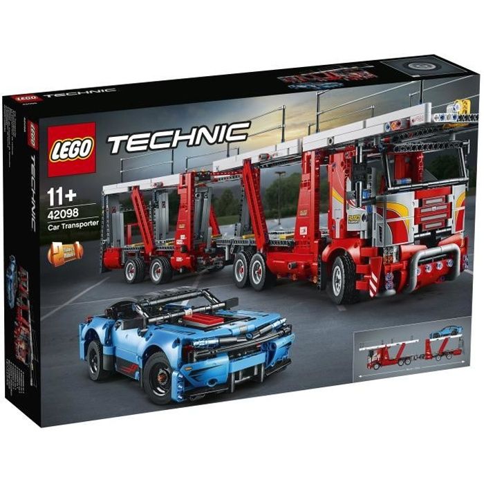 voiture lego technic rouge