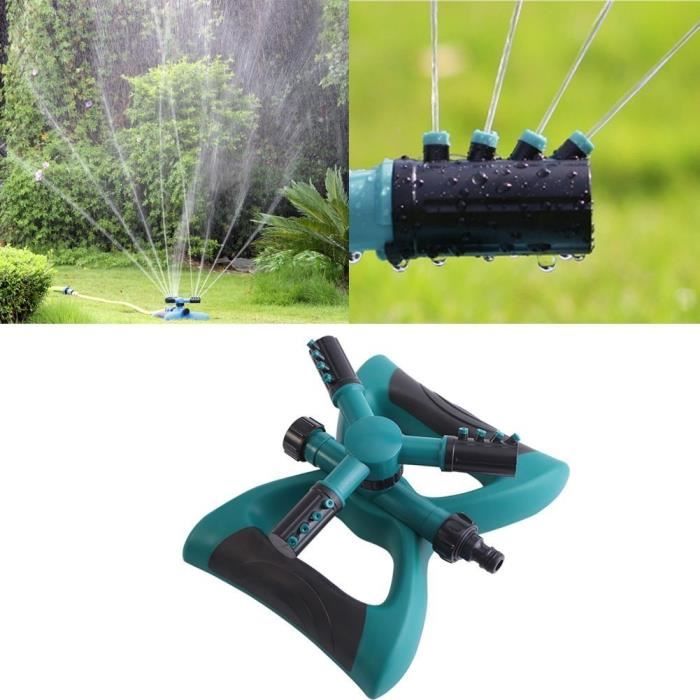 Luxshiny 1Ensemble Arroseur Rotatif Automatique Pour Jardin Irrigation