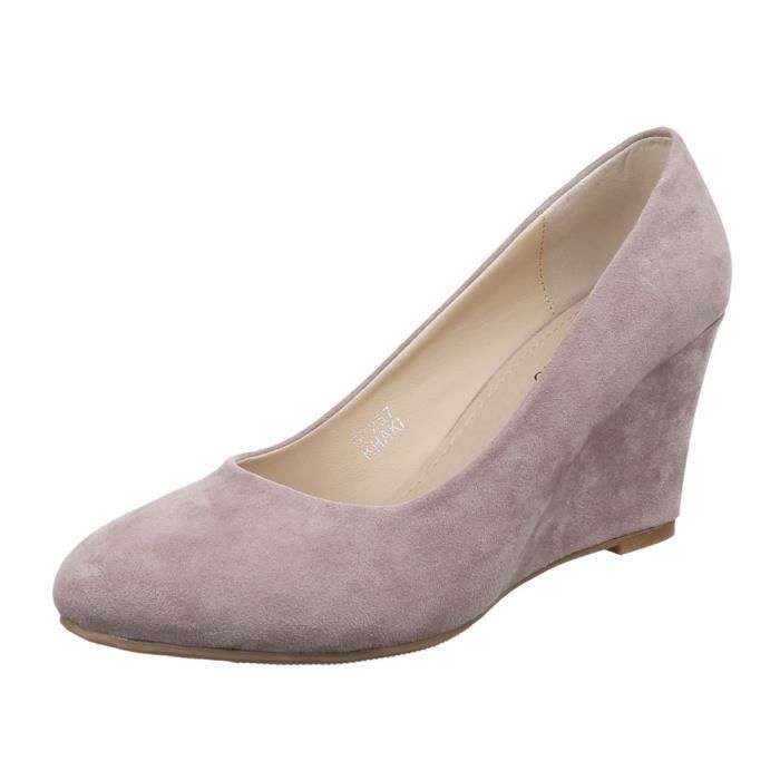 escarpin semelle compensée