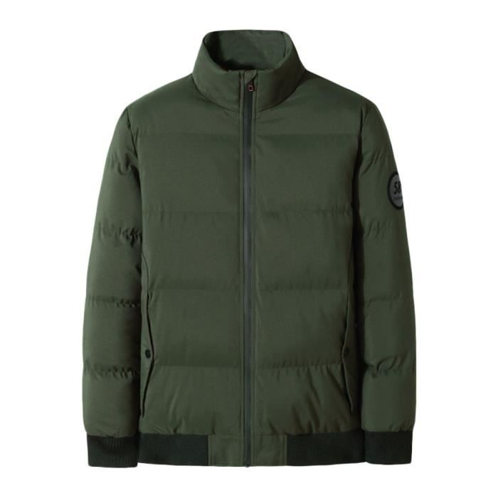 Veste Matelassée Sans Manches Pour Homme - Col Montant, épaisse, Chaude - Pour Extérieur, Travail, Hiver - Style Décontracté Et Fonctionnel