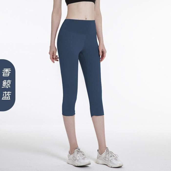 Pantalon de sport,Pantalon élastique de Yoga taille haute pour femme