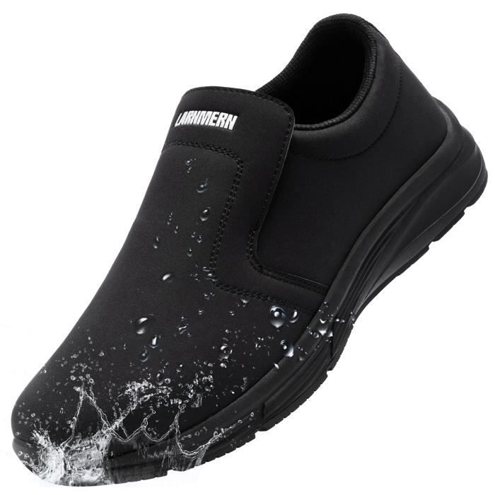 LARNMERN Chaussure de Cuisine Impermeable Homme Antidérapant Legere  Confortable Noir - Cdiscount Prêt-à-Porter