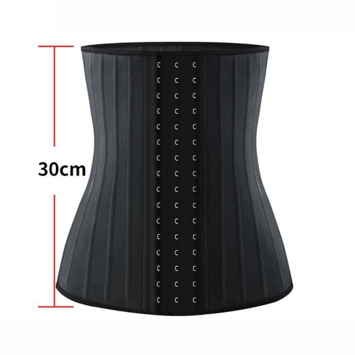 Hidyliu Corset D'Entraînement Homme En Néoprène - Ceinture Amincissante Avec 3 Sangles Velcro Pour Perte De Poids Et Soutien Dorsal