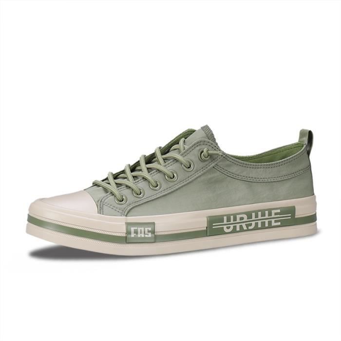 AIEVIS Baskets Homme Vert AIEVIS - Toile Aération Casual Antidérapage Confortable