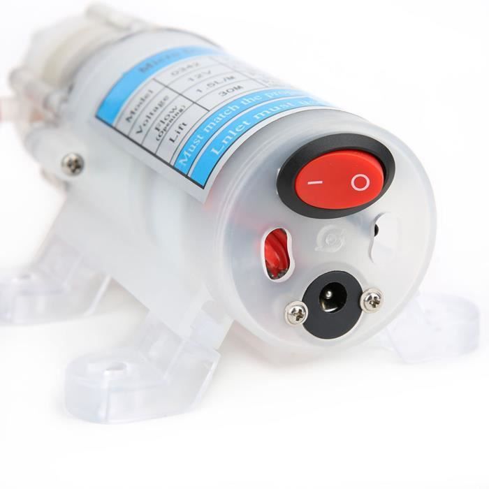 Pompe Eau Haute Pression 220v 20mm -Micro Pompe à Eau à Diaphragme, 12V, 60W, Auto Amorçage Pompe Auto-amorçage 2m