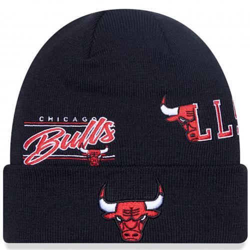 Meilleurs prix pour Bonnet homme - NEW ERA - Chicago Bulls - Noir - Broderies - Automne Hiver 2023-2024
