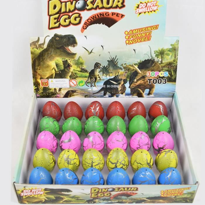 Omabeta Jouet d'oeufs à couver de dinosaure 30 pièces de dinosaures  incubent des œufs en jeux d'activite 30 fissures colorées - Cdiscount Jeux  - Jouets