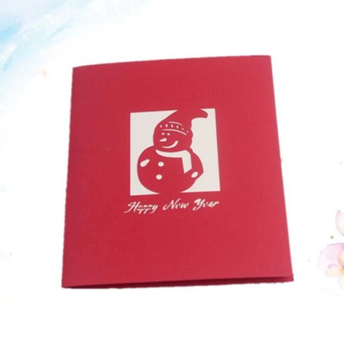 Cartes de voeux créatives 3D sur le thème de Noël kit coffret