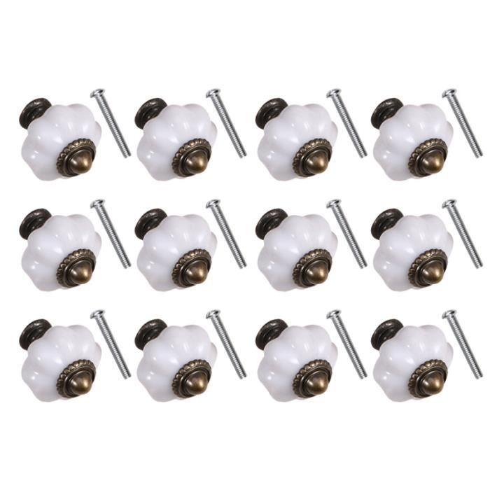 Lot De 8 Boutons De Tiroir Et Porte – Ronds, Dorés, Par SODIAL – Poignées De Commode, Style Classique
