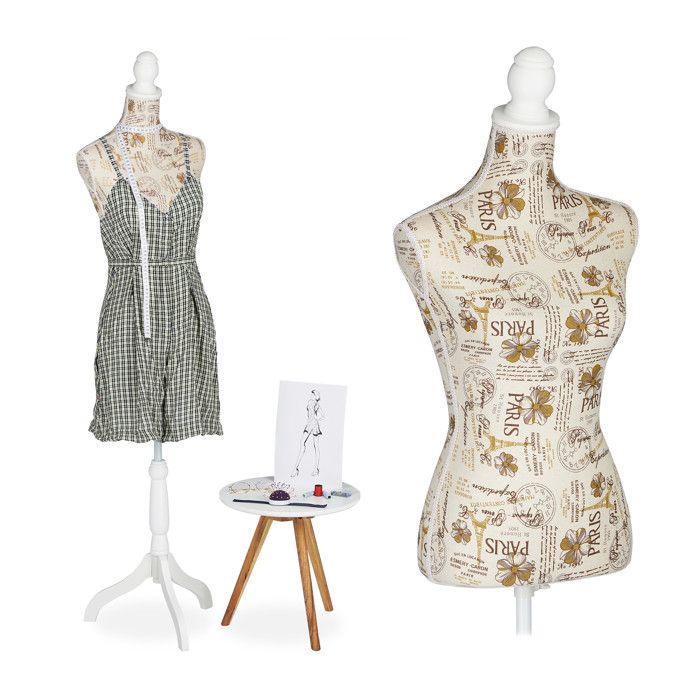 The Shopfitting Shop Mannequin/Buste de Couture Femme en Jersey Beige