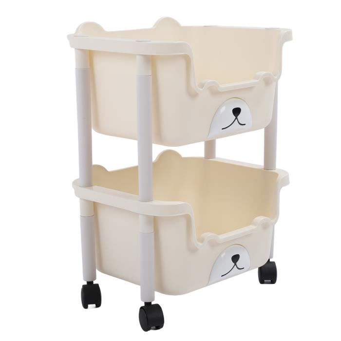 SYKIARIOL Chariot De Rangement 10 Tiroirs Avec Roulettes - Pratique Pour Bureau, Cuisine Et Bricolage