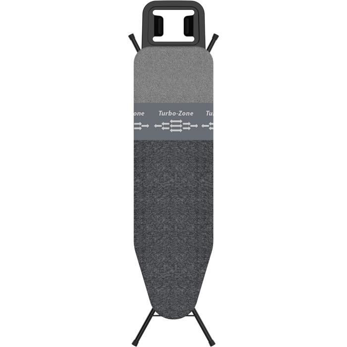 Planche à Repasser Rörets Dual Action Next - Zone Turbo Et Park - Surface 32x108 Cm - Hauteur Réglable - Housse 4 Couches