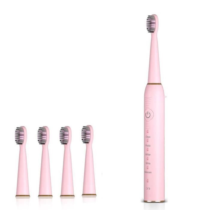 À Dents éLectrique Sonique pour Adultes Enfants Vibromasseur à