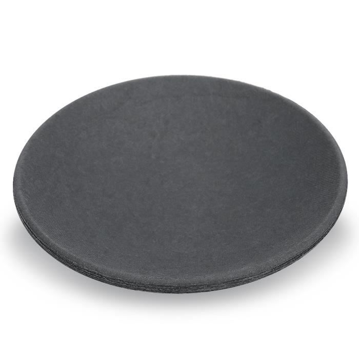 Capuchons Anti-poussière Pour Haut-parleurs 38mm à 85mm - Lot De 2, Noir, Tissu, Universel