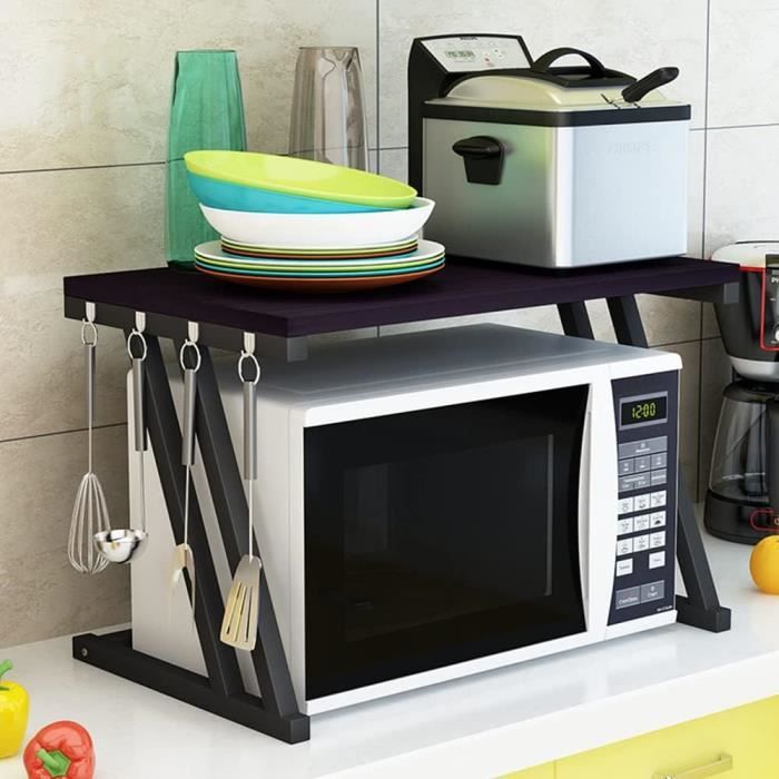 HUOLE. Étagère à Micro-Ondes 57*38*38cm, Support Four à Micro-Ondes De