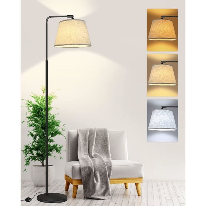 Lampadaire Hofstein - Noir Et Doré - Métal - 1 Ampoule - Moderne - NEUF