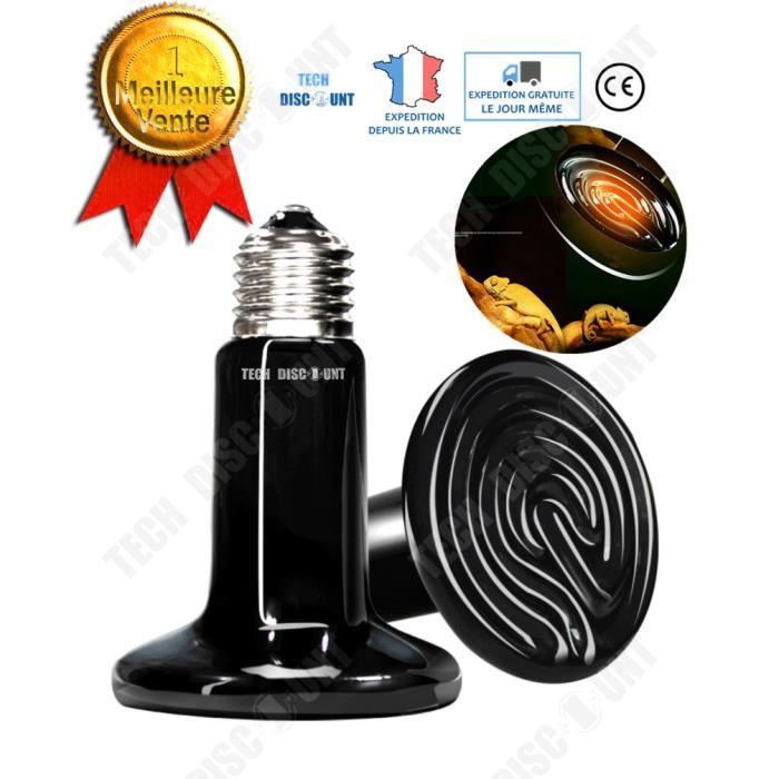 DBMGB Lampe Chauffante Poussin avec Thermostat, Lampe Infrarouge Chauffante  pour Chiots Tortue, Protecteur de Lampe ​Infrarouge 200W-400W, Abat-Jour