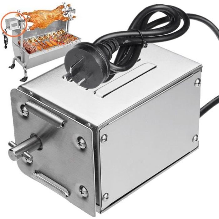 Moteur De Rôtisserie Onlyfire 12V/300mA - Pour Grill, Broche, Kebabs - Réglable Et Silencieux