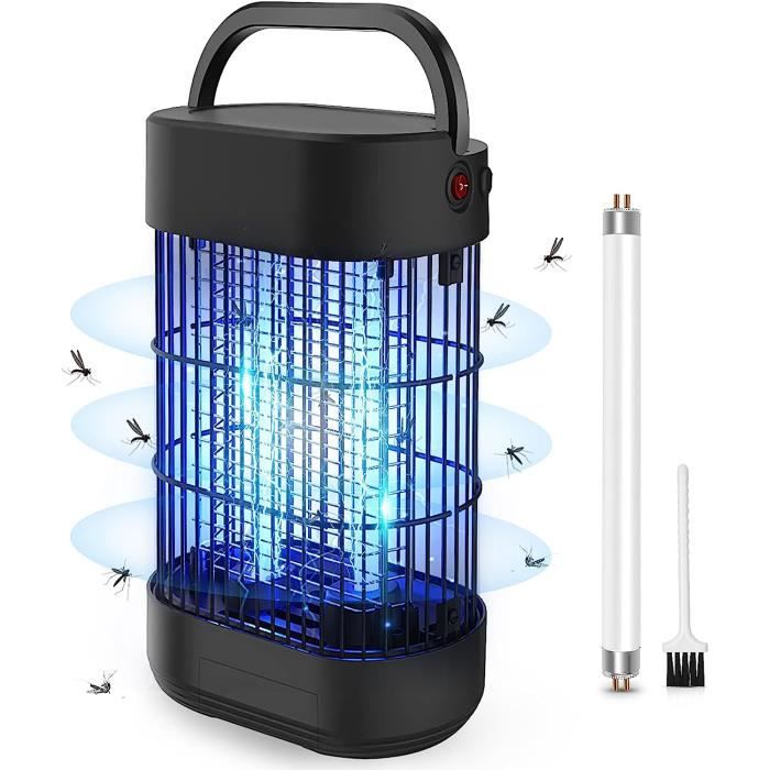 Lampe Anti-moustiques 20W UV - Tue-mouches électrique, étanche IPX4, Pour Intérieur Et Extérieur, Non Toxique