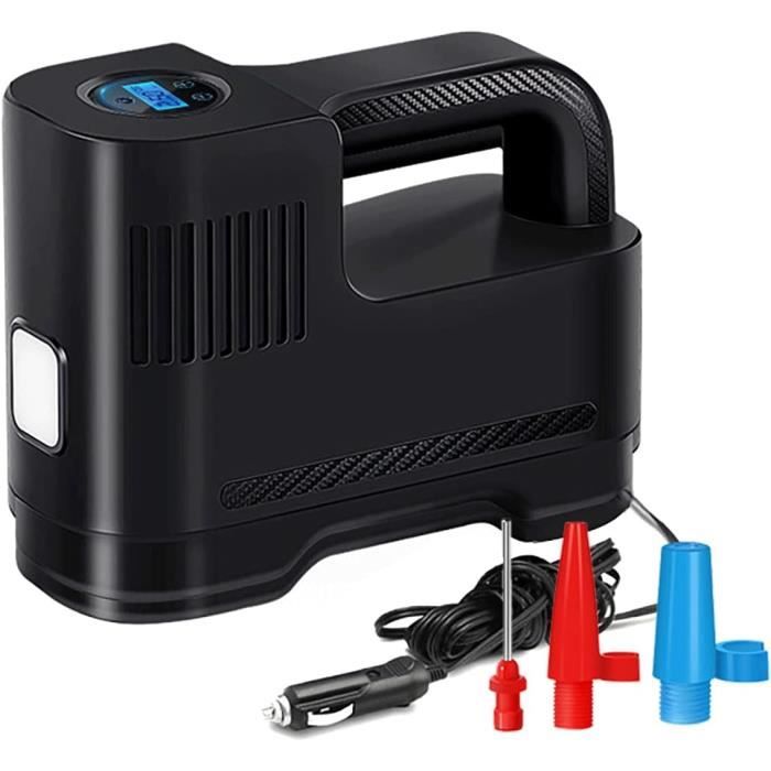 1 Lot De Gonfleur De Pneu Portable 12 V Pour Pneus De Voiture Et Vélos